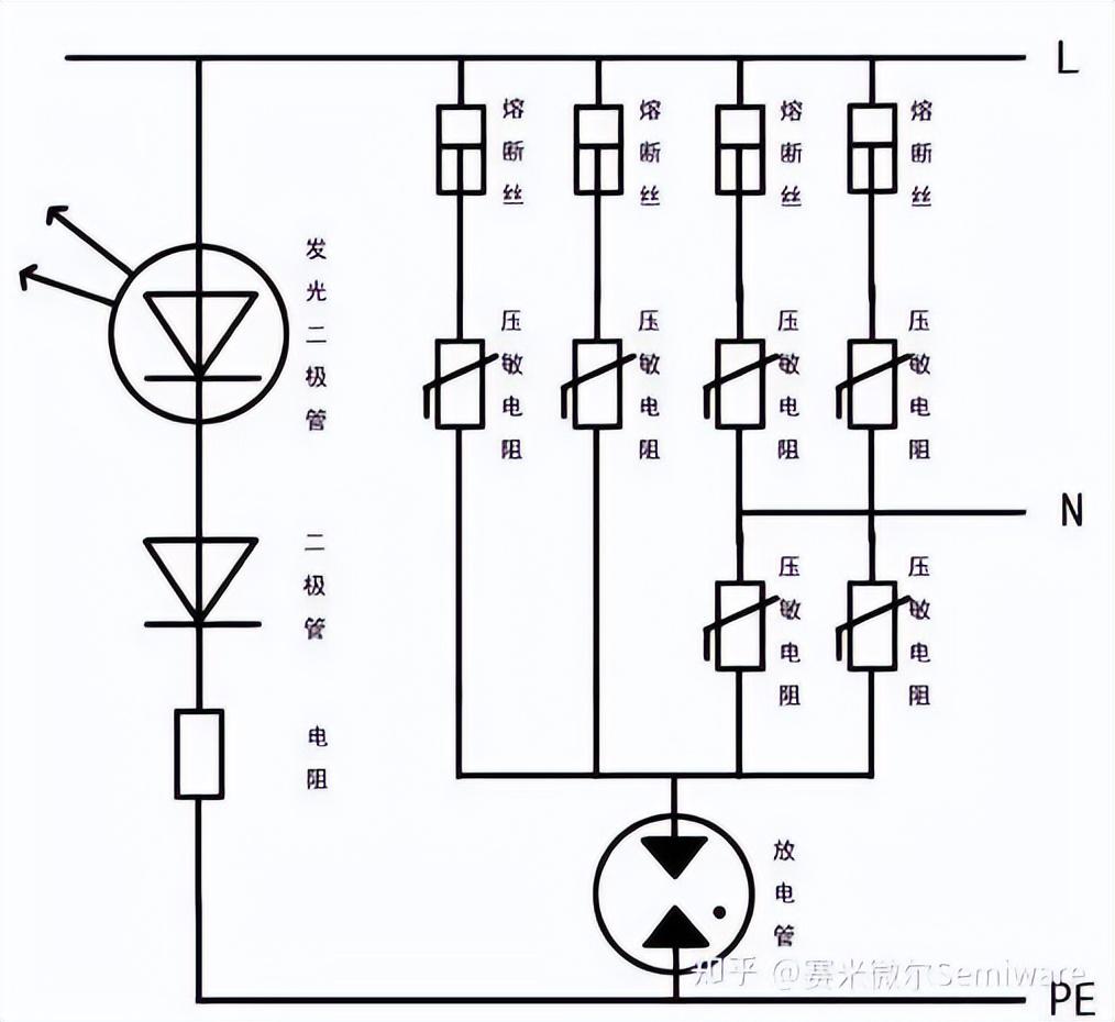 壓敏電阻與氣體放電管在智能防雷插座中的協同應用研究